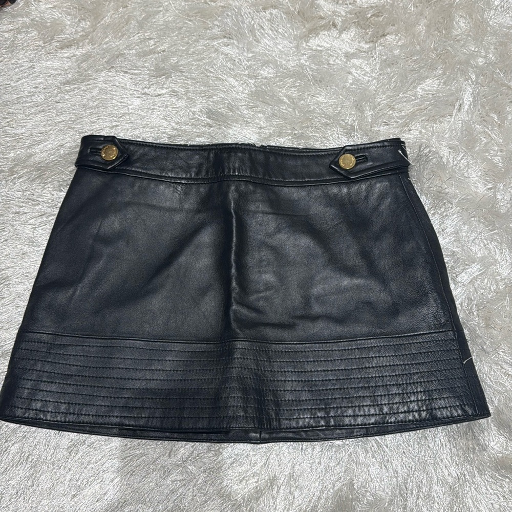 LEATHER SKIRT